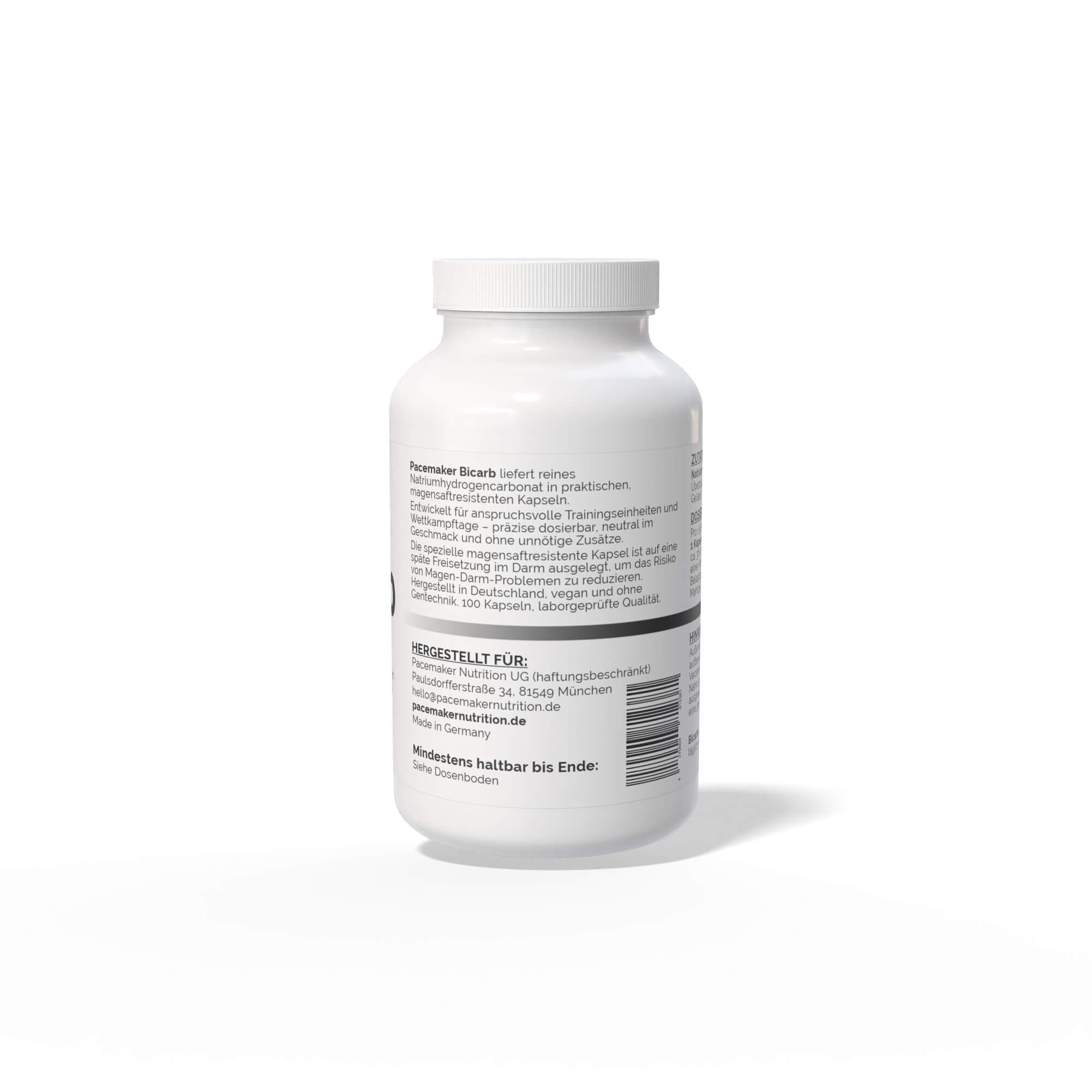 Pacemaker Sodium Bicarbonat Bicarb Kapseln für den Ausdauersport