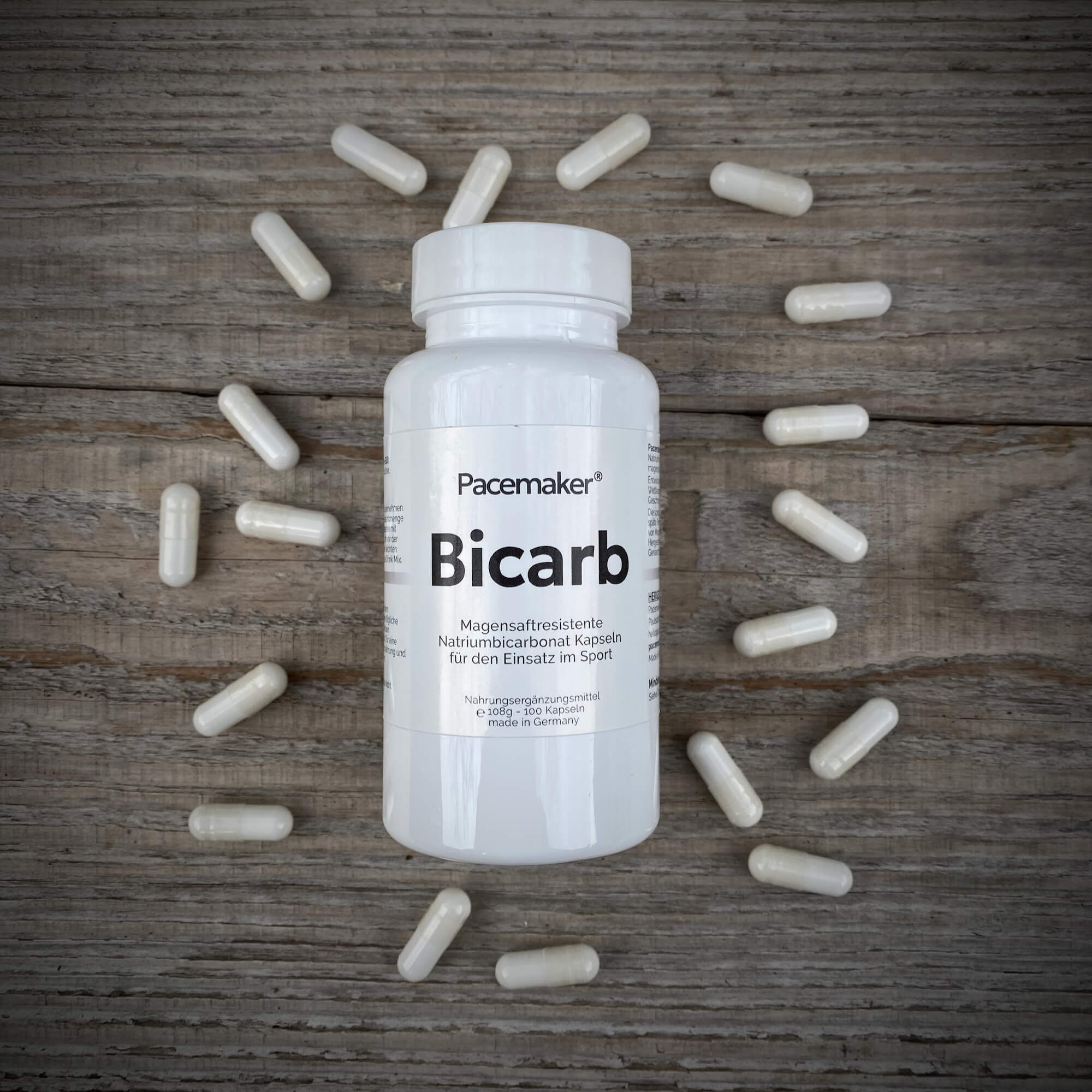 Pacemaker Bicarb Sodium Bicarbonat Kapseln für den Ausdauersport - magensaftresistent